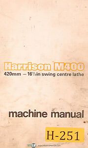 harrison m250 lathe manual chuck